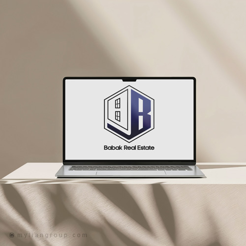 طراحی لوگو املاک بابک