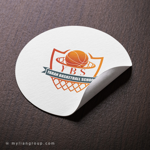 طراحی لوگو مدرسه بسکتبال یاران