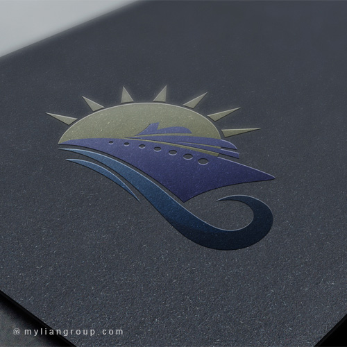 طراحی لوگو کشتیرانی مسیر درخشان​