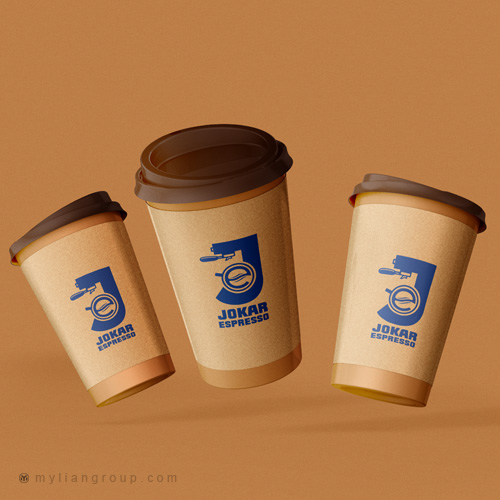 طراحی لوگو فروشگاه جوکار اسپرسو