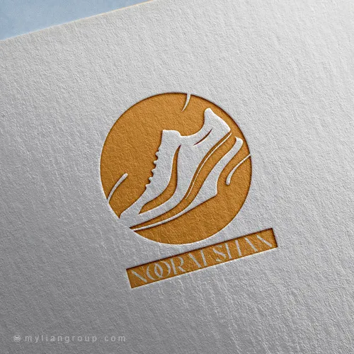 طراحی لوگو کفش نورافشان​